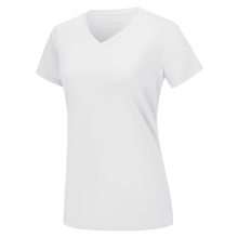 Carica l'immagine nel visualizzatore di Gallery, Maglia con scollo a V a raffreddamento istantaneo da donna -Bianco - Ozerty
