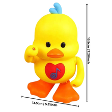 Carica l'immagine nel visualizzatore di Gallery, Giocattolo interattivo con anatra danzante illuminata - Ozerty
