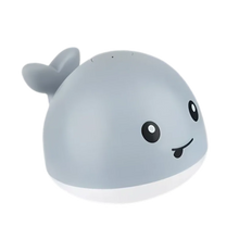 Carica l'immagine nel visualizzatore di Gallery, Balena interattiva da bagno con luci -Grigio - Ozerty

