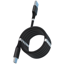 Carica l'immagine nel visualizzatore di Gallery, Cavo USB magnetico flessibile -Nero - Ozerty
