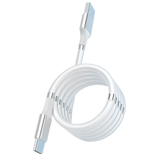 Carica l'immagine nel visualizzatore di Gallery, Cavo USB magnetico flessibile -Bianco - Ozerty

