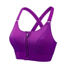 Carica l'immagine nel visualizzatore di Gallery, Reggiseno Sportivo Racerback a Massimo Supporto -Viola/SViola/MViola/LViola/XLViola/2XLViola/3XLViola/4XLViola/5XL - Ozerty
