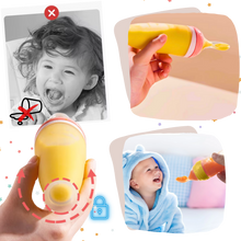 Carica l'immagine nel visualizzatore di Gallery, Biberon anti-perdita con cucchiaio in silicone - Ozerty
