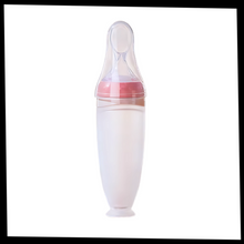 Carica l'immagine nel visualizzatore di Gallery, Biberon anti-perdita con cucchiaio in silicone - Ozerty
