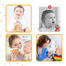 Carica l'immagine nel visualizzatore di Gallery, Biberon anti-perdita con cucchiaio in silicone - Ozerty
