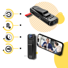 Carica l'immagine nel visualizzatore di Gallery, Bodycam Wireless Compatibile con OTG per i Vlog - Ozerty

