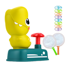 Carica l'immagine nel visualizzatore di Gallery, Giocattolo Disco Volante Portatile Facile da Lanciare -Verde dinosauro - Ozerty
