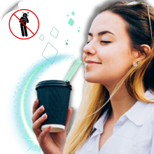 Carica l'immagine nel visualizzatore di Gallery, Cannuccia riutilizzabile anti singhiozzo Hiccaway - Ozerty
