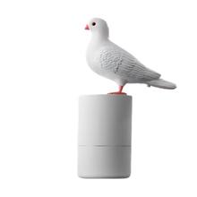 Carica l'immagine nel visualizzatore di Gallery, Distributore di Sapone con Sensore e Forma a Piccione -Bianco - Ozerty
