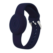 Carica l'immagine nel visualizzatore di Gallery, Orologio in Silicone per AirTag -Blu scuro - Ozerty
