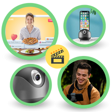 Carica l'immagine nel visualizzatore di Gallery, Gimbal intelligente con tracciamento automatico a 360 - Ozerty
