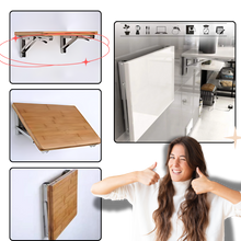 Carica l'immagine nel visualizzatore di Gallery, Eleganti staffe pieghevoli a muro per ripiani - Ozerty
