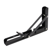 Carica l'immagine nel visualizzatore di Gallery, Eleganti staffe pieghevoli a muro per ripiani -Nero/20 cmNero/25 cmNero/30 cmNero/35 cmNero/40 cm - Ozerty
