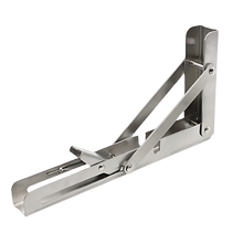 Carica l'immagine nel visualizzatore di Gallery, Eleganti staffe pieghevoli a muro per ripiani
