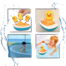 Carica l'immagine nel visualizzatore di Gallery, Giocattolo da bagno a triplo spruzzo con anatre - Ozerty
