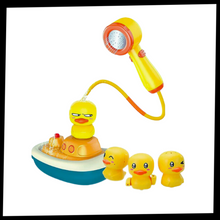 Carica l'immagine nel visualizzatore di Gallery, Giocattolo da bagno a triplo spruzzo con anatre - Ozerty

