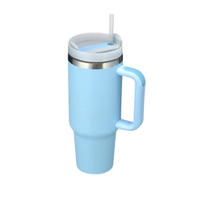 Carica l'immagine nel visualizzatore di Gallery, Tazza per auto di grande capacità con manico -Azzurro - Ozerty
