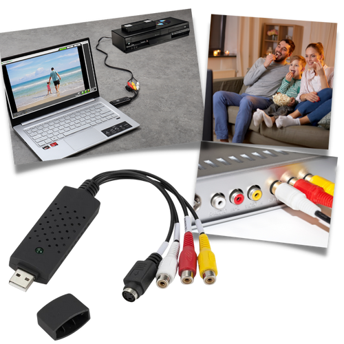 Adattatore di cattura USB 2.0 Video TV DVD VHS DVR - Ozerty