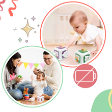 Carica l'immagine nel visualizzatore di Gallery, Cubo giocattolo sensoriale 6 in 1 - Ozerty
