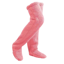 Carica l'immagine nel visualizzatore di Gallery, Calzini lunghi riscaldanti e morbidi -Polvere di corallo - Ozerty
