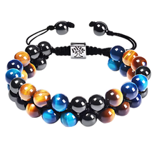 Carica l'immagine nel visualizzatore di Gallery, Bracciale di protezione resistente all'acqua -Albero blu marrone - Ozerty
