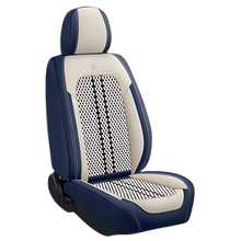Carica l'immagine nel visualizzatore di Gallery, Protezione impermeabile per sedili auto -Bordo bianco blu - Ozerty
