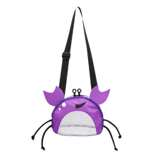Carica l'immagine nel visualizzatore di Gallery, Borsa da spiaggia impermeabile per bambini a forma di granchio -Viola - Ozerty
