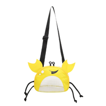 Carica l'immagine nel visualizzatore di Gallery, Borsa da spiaggia impermeabile per bambini a forma di granchio -Giallo - Ozerty
