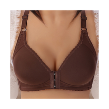 Carica l'immagine nel visualizzatore di Gallery, Reggiseno push up senza fili per taglie forti -Caffè Tocco Delicato - Ozerty

