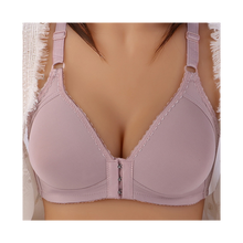 Carica l'immagine nel visualizzatore di Gallery, Reggiseno push up senza fili per taglie forti -Viola Tocco Delicato - Ozerty
