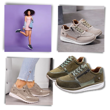 Carica l'immagine nel visualizzatore di Gallery, Scarpe da ginnastica con zeppa in strass - Ozerty
