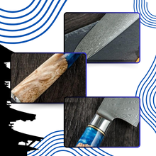 Carica l'immagine nel visualizzatore di Gallery, Coltelli giapponesi della serie Mare Giallo - Ozerty
