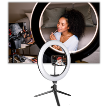 Carica l&#39;immagine nel visualizzatore di Gallery, 111 16 cm LED Ring Light with Stand

