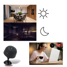 Carica l'immagine nel visualizzatore di Gallery, Mini telecamera di sorveglianza wireless
