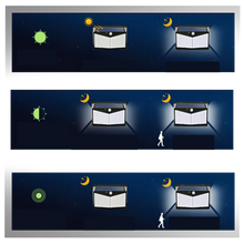 Carica l&#39;immagine nel visualizzatore di Gallery, Luce solare esterna a 468 LED
